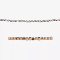Arizona Gold Tone Bow Womens 5-pc. Bracelet Set
