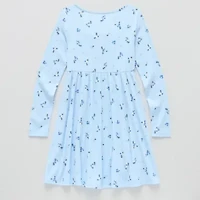 Thereabouts Little & Big Kid Girls Long Sleeve A-Line Dress