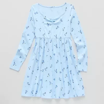 Thereabouts Little & Big Kid Girls Long Sleeve A-Line Dress