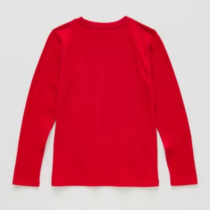 Thereabouts Little & Big Kid Boys Crew Neck Long Sleeve T-Shirt