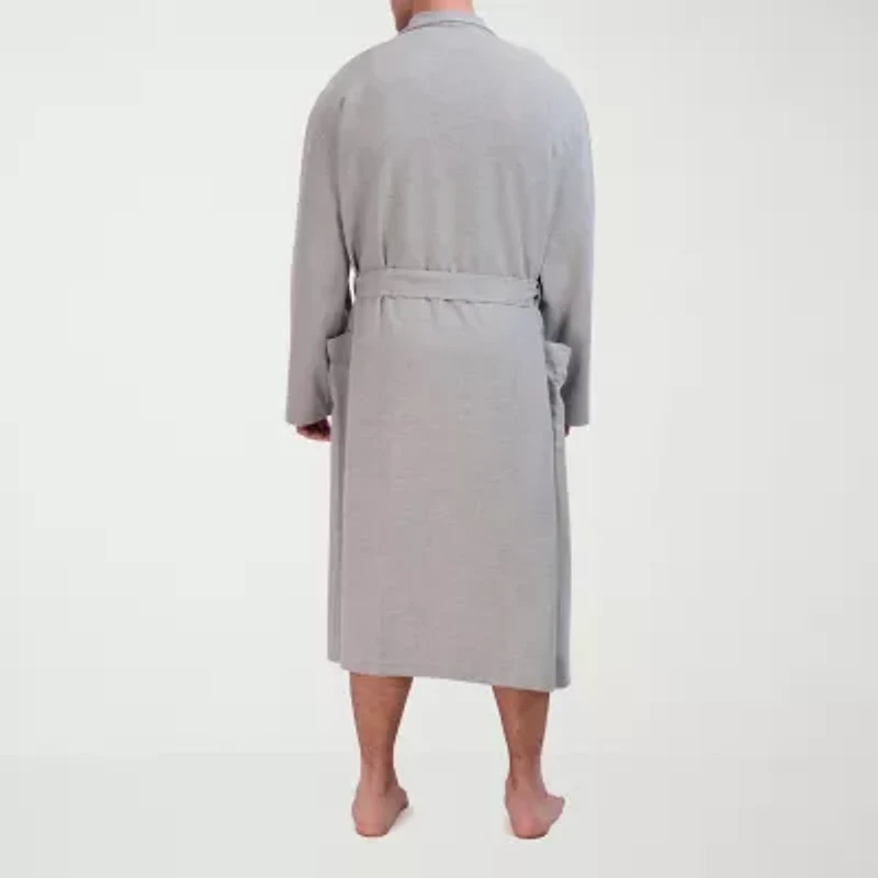 Hanes Mens Waffle Long Sleeve Length Robe