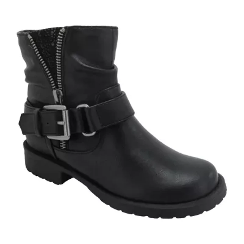 Pop Little & Big Kid Girls Tali Flat Heel Booties