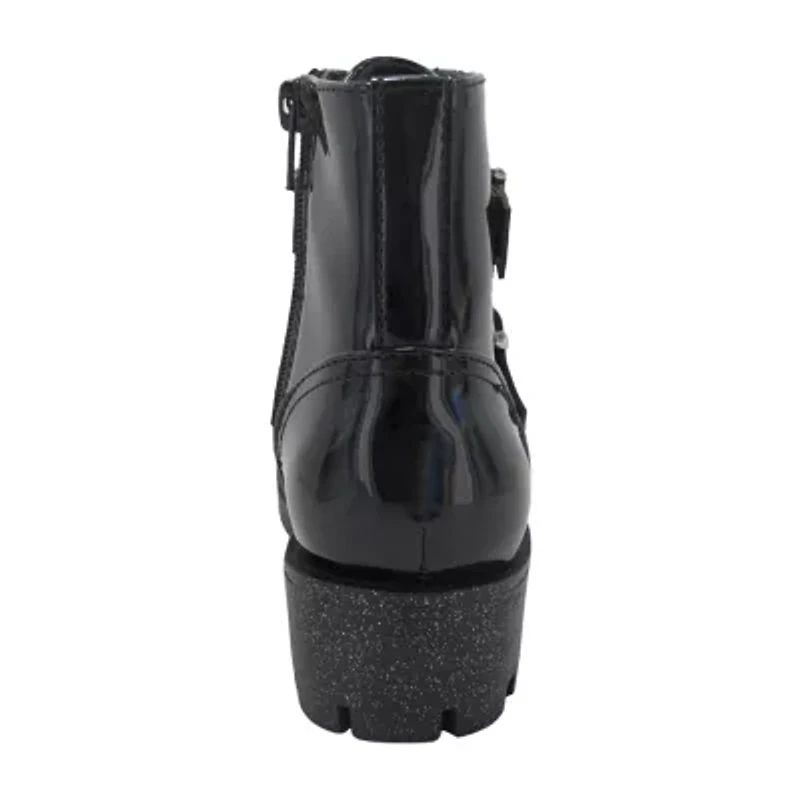 Pop Little & Big Kid Girls Kenneth Flat Heel Booties