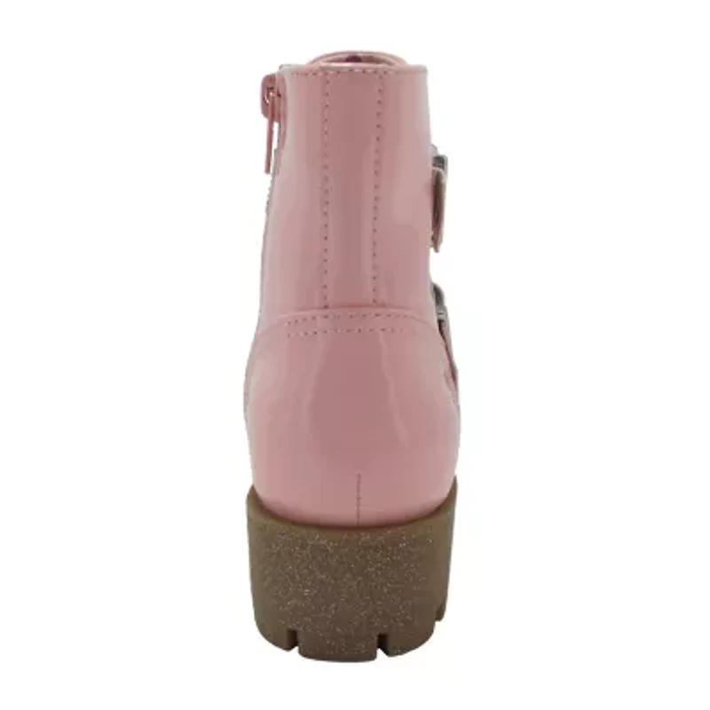 Pop Little & Big Kid Girls Kenneth Flat Heel Booties