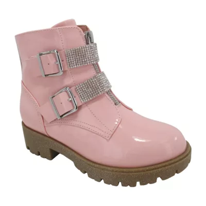 Pop Little & Big Kid Girls Kenneth Flat Heel Booties