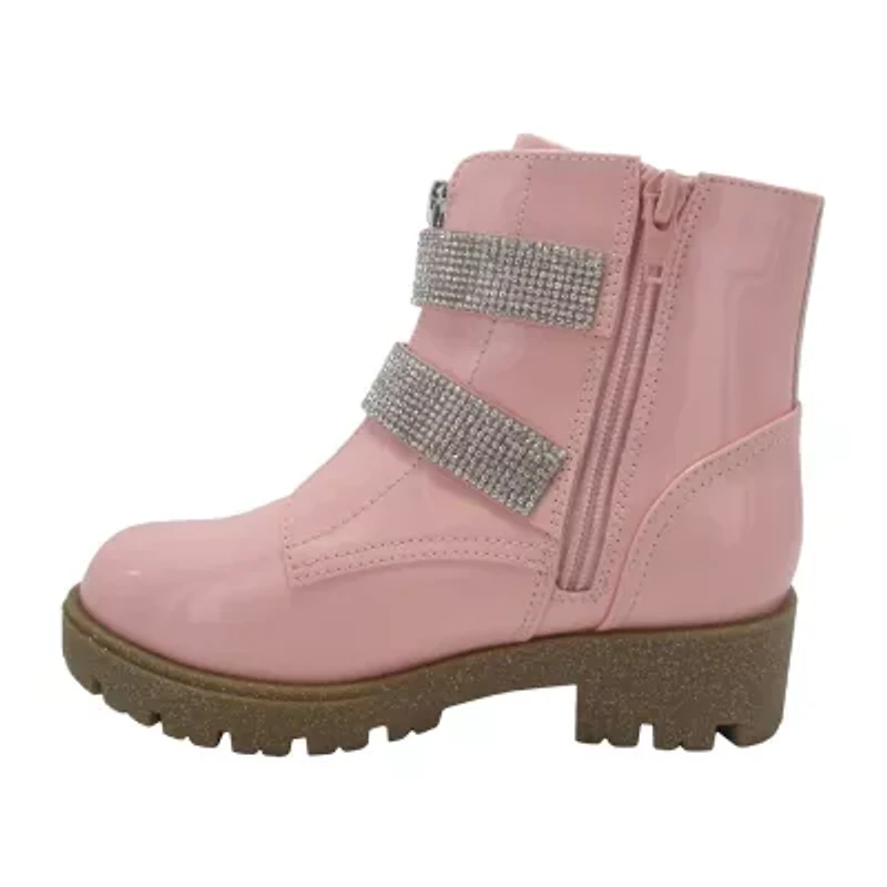 Pop Little & Big Kid Girls Kenneth Flat Heel Booties