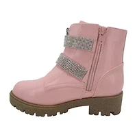 Pop Little & Big Kid Girls Kenneth Flat Heel Booties