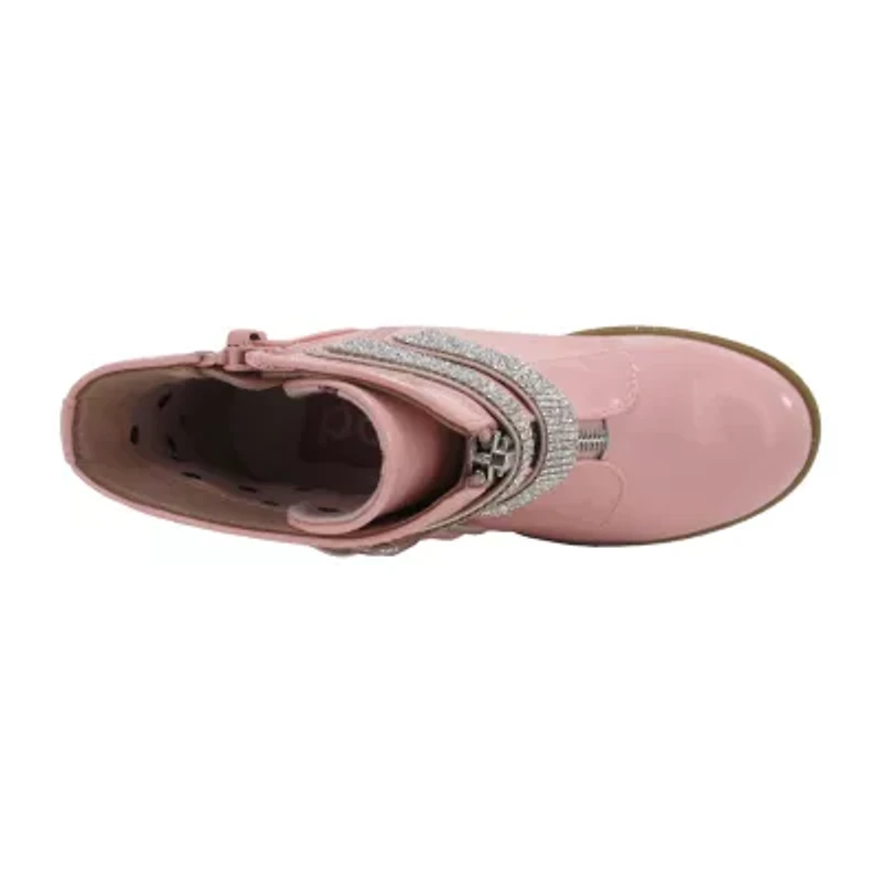 Pop Little & Big Kid Girls Kenneth Flat Heel Booties