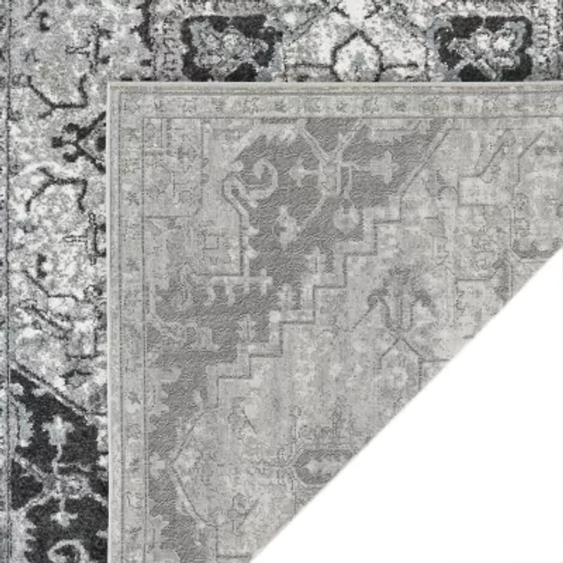 Amer Rugs Alexandria Chaves 7X7 Medallion Loomed Washable Indoor Round Area Rug