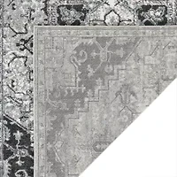 Amer Rugs Alexandria Chaves 7X7 Medallion Loomed Washable Indoor Round Area Rug