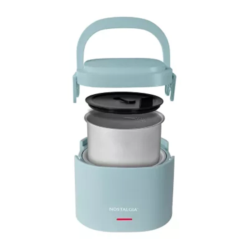 Nostalgia 20oz Portable Heated Lunchbox Slow Cooker