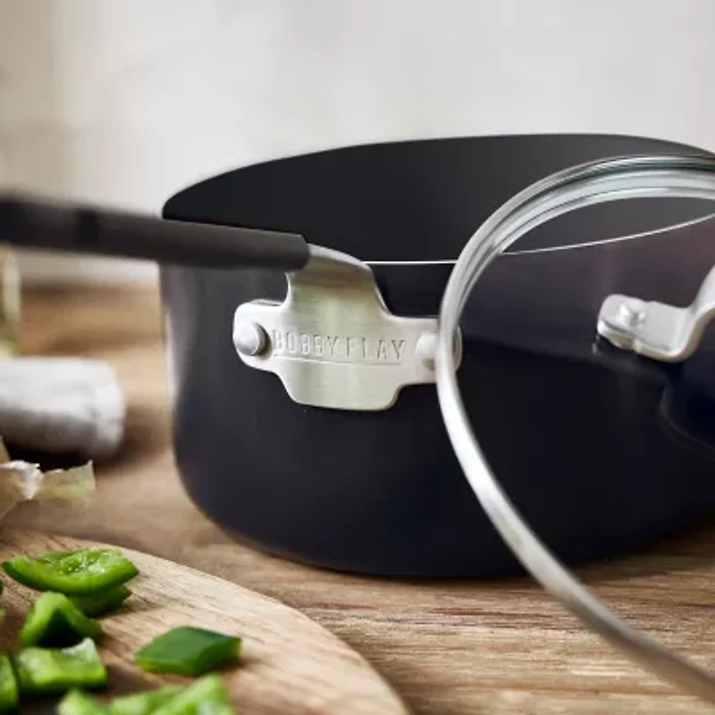 Bobby Flay Ceramic Non-Stick 2.5-qt. Sauce Pan with Lid