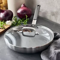 Bobby Flay Stainless Steel Ceramic Non-Stick 12" Frypan