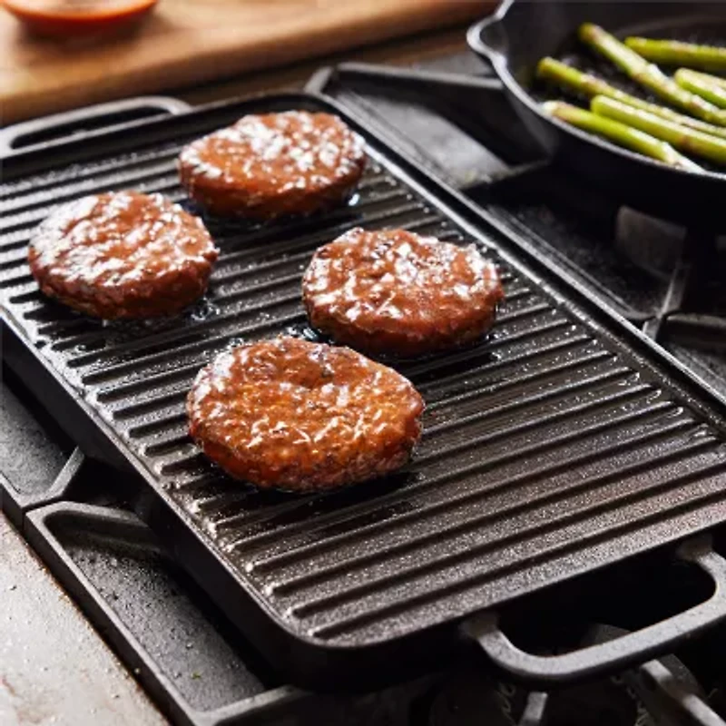 Bobby Flay Cast Iron 20X10 Double Burner Griddle