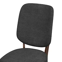 Breuer Mid-Century Modern Armless Dining Chairs Linen -Set of 2