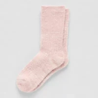 Arizona Sparkle Rib Womens 1 Pair Crew Socks