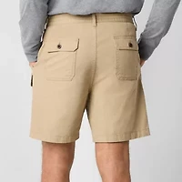 St. John's Bay Canvas Hiking Mens 7" Cargo Short