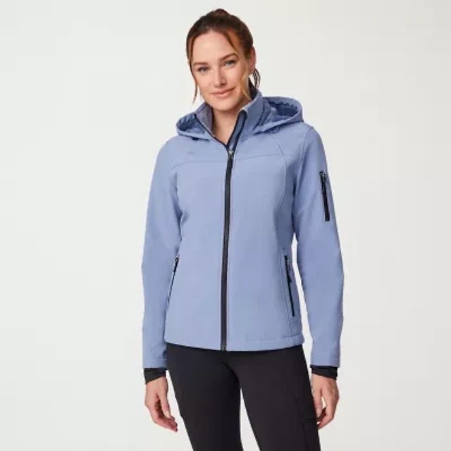 Levi's® Womens Hooded Water Resistant Midweight Raincoat Arden Fair