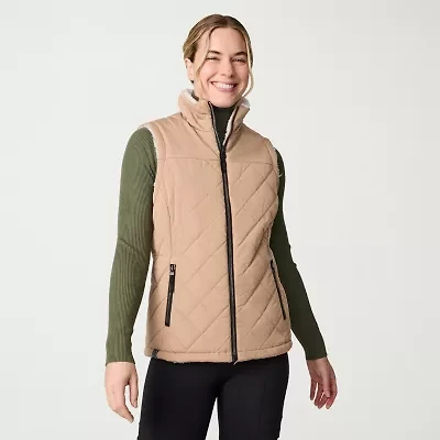 Free Country Womens Reversible Midweight Quilted Vest