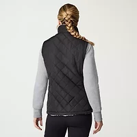 Free Country Womens Reversible Easy-on + Easy-off Lightweight Quilted Vest