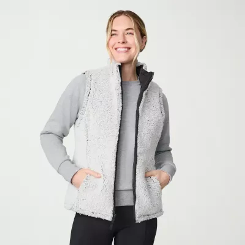 Free Country Womens Reversible Easy-on + Easy-off Lightweight Quilted Vest