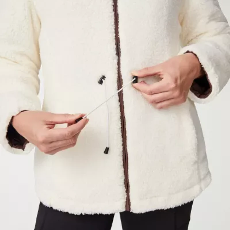 Free Country Womens Hooded Reversible Midweight Quilted Jacket