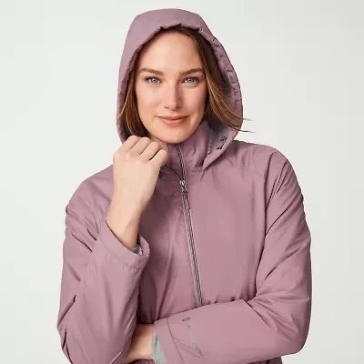 Free Country Womens Hooded Water Resistant Midweight Windbreaker