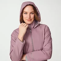 Free Country Womens Hooded Water Resistant Midweight Windbreaker