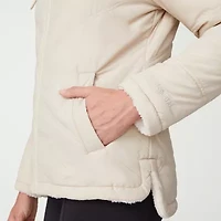 Free Country Womens Hooded Reversible Midweight Quilted Jacket