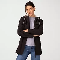 Free Country Womens Hooded Water Resistant Lightweight Softshell Jacket