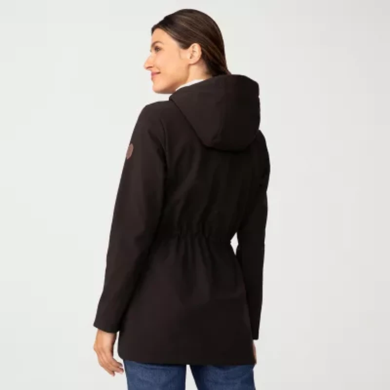 Free Country Womens Hooded Water Resistant Lightweight Softshell Jacket