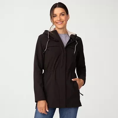 Free Country Womens Hooded Water Resistant Lightweight Softshell Jacket