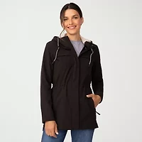 Free Country Womens Hooded Water Resistant Lightweight Softshell Jacket