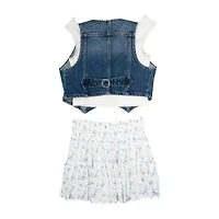 Rare Editions Big Kid Girls 3-pc. Skort Set