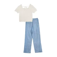 Rare Editions Big Kid Girls 2-pc. Pant Set