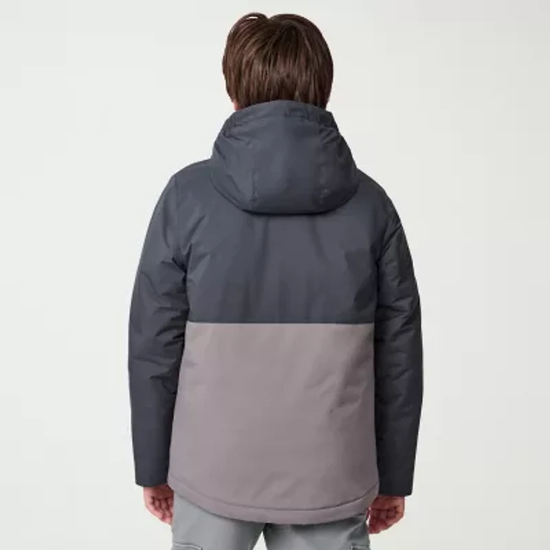Free Country Little & Big Kid Boys Water Resistant Wind Midweight Puffer Jacket