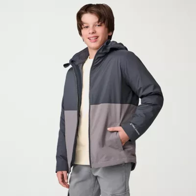 Free Country Little & Big Kid Boys Water Resistant Wind Midweight Puffer Jacket