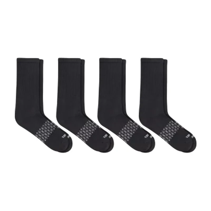 Hanes® Men's Ultimate Absolute Comfort, 3+1 Bonus Pack Crew Socks