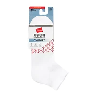 Hanes® Men's Ultimate Absolute Comfort, 3+1 Bonus Pack, Ankle Socks