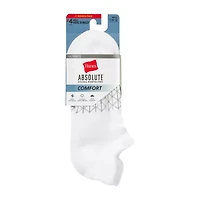 Hanes® Men's Ultimate Absolute Comfort, 3+1 Bonus Pack, No-Show Socks with Heel Shield