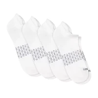 Hanes® Men's Ultimate Absolute Comfort, 3+1 Bonus Pack, No-Show Socks with Heel Shield