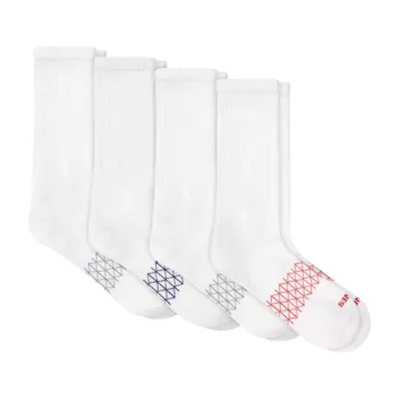 Hanes® Men's Ultimate Absolute Comfort, 3+1 Bonus Pack Crew Socks