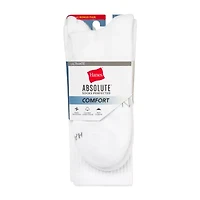 Hanes® Men's Ultimate Absolute Comfort, 3+1 Bonus Pack Crew Socks