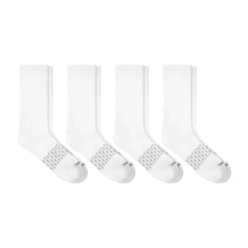Hanes® Men's Ultimate Absolute Comfort, 3+1 Bonus Pack Crew Socks
