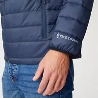 Free Country Mens Hooded Midweight Puffer Jacket