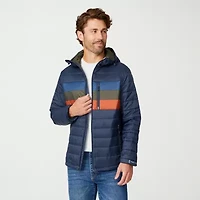 Free Country Mens Hooded Midweight Puffer Jacket