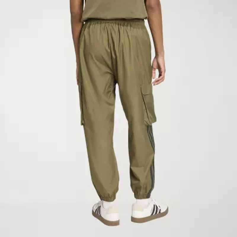 adidas Mens Straight Mid Rise Regular Fit Active Cargo Pant