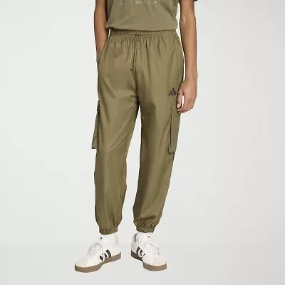 adidas Mens Straight Mid Rise Regular Fit Active Cargo Pant