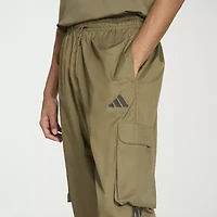 adidas Mens Straight Mid Rise Regular Fit Active Cargo Pant