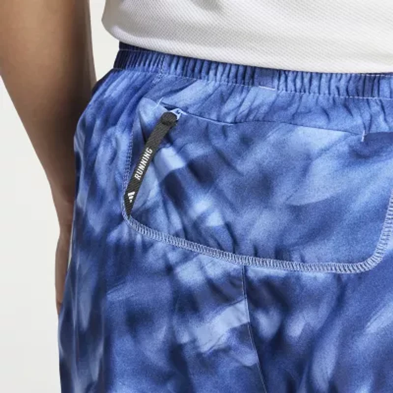 adidas Mens 7" Mid Rise Running Short